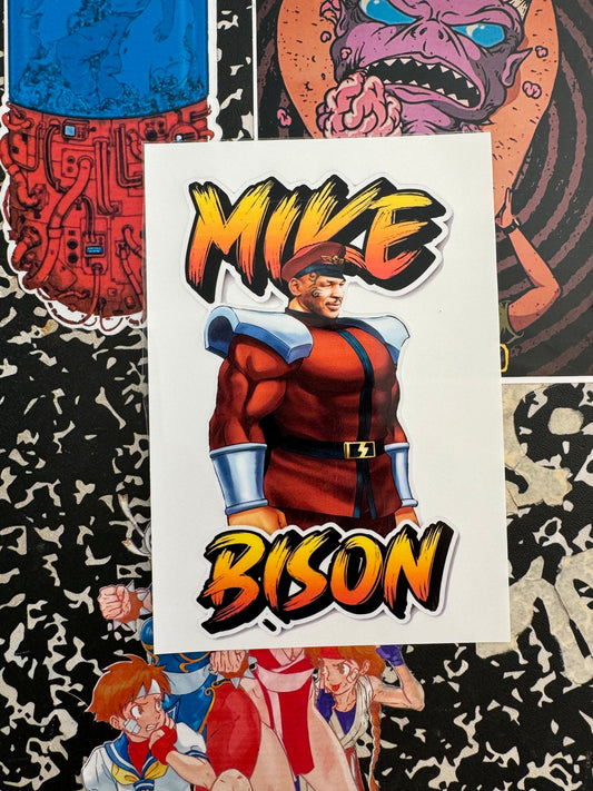 Mike Bison Sticker